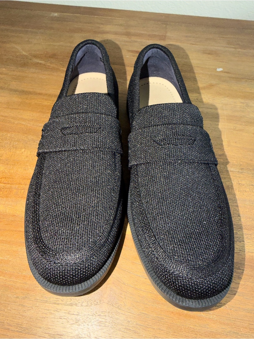 Rothy's Black Textured Penny Loafers for Men